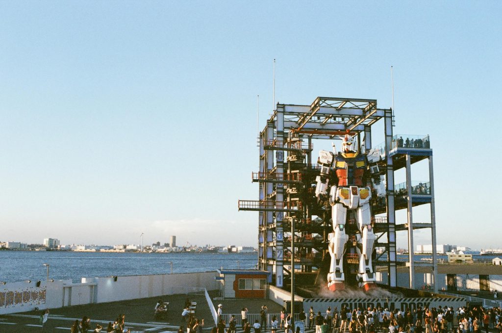 Mech at Gundam Factory Yokohama in Japan