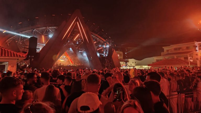 Clubbing in Ibiza with Orange Spot lIghts