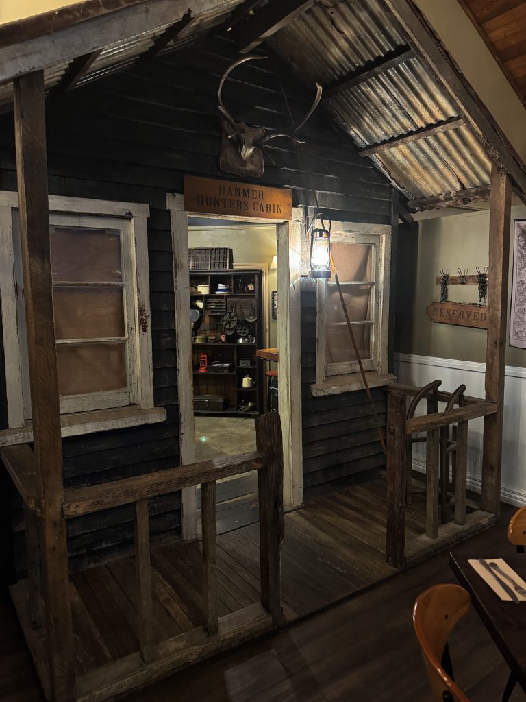 Games room inside the Five Stags, Hanmer Springs