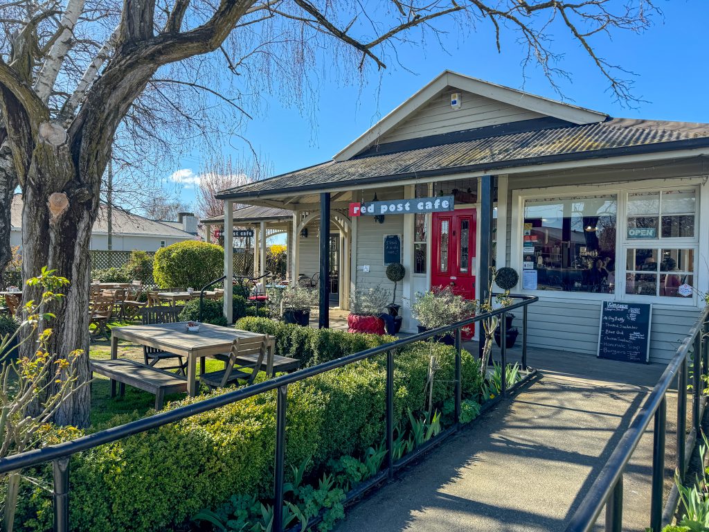 Red Post Cafe in Culverden, South Island, NZ