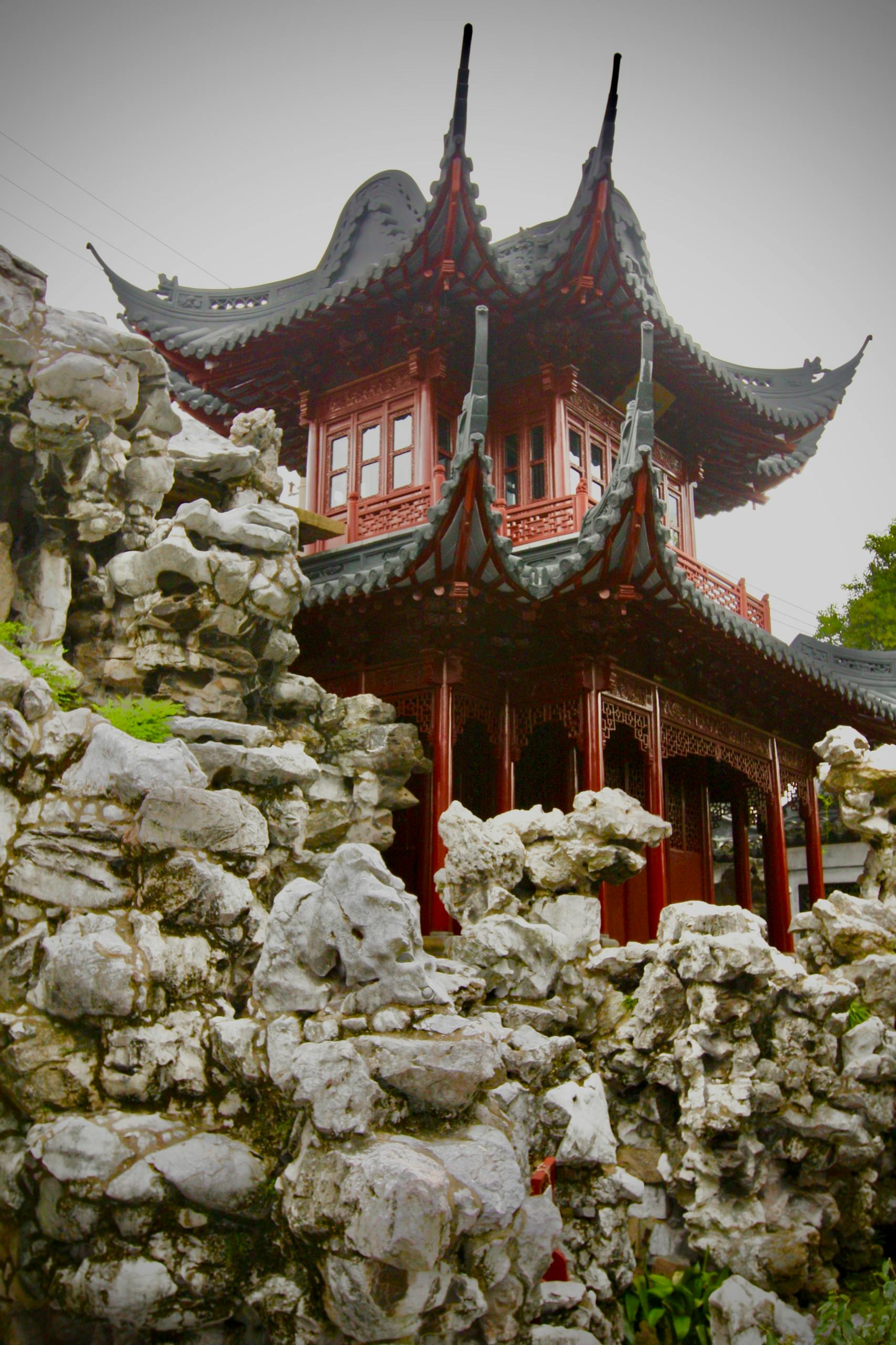 Explore the stunning architecture of Yu Yuan Garden in Shanghai, China.